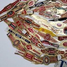47 Different Cigar Bands Vintage Embossed Labels Lot Of 50 Old Cigar Labels T