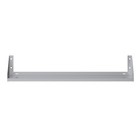 12 In  X 60 In  Stainless Steel Wall Shelf With Side Guards