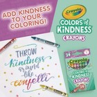 Crayola Colors Of Kindness Crayons  Assorted  24 pack
