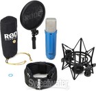 Rode Nt1 Signature Series Condenser Microphone With Sm6 Shockmount And Pop