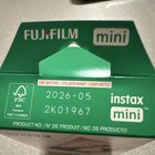 Fujifilm Instax Mini Color Instant Film 20 Sheets Exp 2026-05 Mpn 2k01967