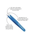 Tweezerman Micro Mini Slant Tweezer - Blue Bahama Travel Size - New In Box