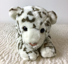 Toys R Us Animal Alley White Snow Spotted Leopard Plush Stuffed Animal Cat 16 