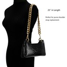 25 Inch Trendy Chunky Metal Chain Purse Handle Shoulder Strap Replacement For