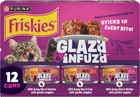 New 5 Pack Friskies Glaz d   Infuz d Chicken Crab   Shrimp Wet Cat Food 12x5 5oz
