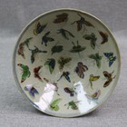 Chinese Famille Rose Porcelain Hand Painted Butterfly Design Big Bowl Antique