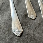 Simeon L  And George Rogers Silverplate Lot Of 5 Courtney Pattern Oneida Ltd