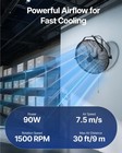 Uimoso Industrial Wall Mount Fan 18  Waterproof Metal Fan 3 Speed Ventilation