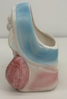 Vintage Napcoware Baby Planter Lamb W Football Nursery Decor Baby Shower Gift
