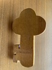 Key Shaped Wooden Hanging Key Holder Vintage Key Chain Holder