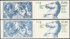 Great Britain 1983 Qeii Machin   1 46 Booklet Pair With Variety  Mnh    