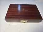 Vintage    the Blue Train    Playing Cards Set Wooden Box 2 Decks Gold Foil Red Blue