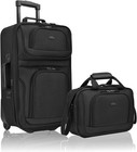 Rio Lightweight 2-piece Rolling Carry-on Set - Sleek Water-resistant Design