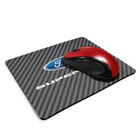 Ford Super-duty 2016 To 2017 Black Carbon Fiber Texture Graphic Pc Mouse Pad