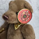Fao Schwarz 160th Anniversary Plush Teddy Bear New Golden Tan Stuffed 14    Sittin