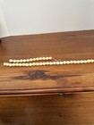 Vtg 15  Hawaiian Lei Pikake Flower Choker   7 1 4    Bracelet Large Beads  5 Read