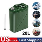2pcs Jerry Can 5 Gallon 20l Can Metal Tank Emergency Backup Off-road