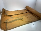 Nos 1950 s Vintage Heavy Duty Canadian Military Canvas And Leather Tool Roll