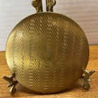 Vintage Rex Fifth Ave Enamel Compact - Gold Tone   Enamel - 4    Diameter - 1930s