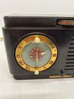 Vtg 40s-50s General Electric Ge Model 500 Am Tube Radio Clock As Is No Power