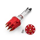 Chevy Sbc 350 Bbc 454 8000 Series Pro Billet Distributor  red Screw-on 