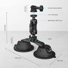 Camera Suction Cup Mount  Mount For Gopro 13 12  For Dji Action 6 5  On Car Wind
