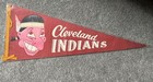 Cleveland Indians 1950 s Vintage Mlb Full Size Pennant - Chief Wahoo