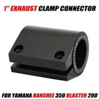 2x Billet Aluminum 1  Exhaust Clamps Connectors For Yamaha Banshee 350 1987-2006