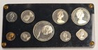 1970 Bahamas Silver Proof Set In Capital Holder   9 Coin Set  5   2   1   50c