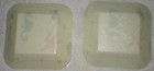 Pair Vintage Mid-century 1950 s Seahorse Snack Tray Wm A Bostick  Fiberglass