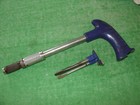 Vintage Craftsman Bb Pistol Grip Ratcheting Screwdriver W 3 Bits In Handle Usa