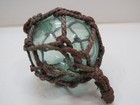 Authentic 4 1 2 Inch Japanese Netted Glass Float Ball Buoy Tiki Hut   f2a2346 
