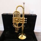 King Cornet Model 603 With Mouth Piece   Original Case    