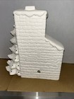 Ceramic Bisque Ready To Paint Christmas Fireplace And Tree Light Up 10x11