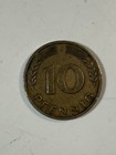 Vintage 10 Pfennig J  1950