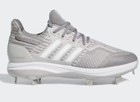 Adidas Ultra Boost Dna 5 0 Gray white Metal Baseball Cleats Id9602 Mens Sz 13