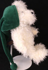 Boyds Twink L  Starbeary 918356 White Plush Stuffed 8  Animal Green Hat Bear