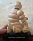 Michelin Bibendum Or    bib      Dog Bubbles Bobble Heads nodders W  Base