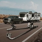 2-in Shank Weight Distribution Trailer Hitch 10000 W  Sway Control 2-5 16  Ball