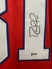 Nfl Randy Moss Hand Signed Autographed Football Red Jersey Beckett Coa