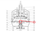 Erika Record S038 Plate Rounder Bearing