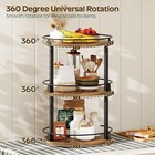 3-tier Lazy Susan Organizer  Rotating Spice Rack  Spinning Organize