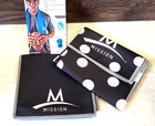 2pc Mission Enduracool Cooling Towel   Black   White Polka Dot