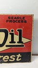 1920s Old Vintage Mona Motor Oil Tin Embossed Gas Sign Best Because Purest Rare