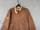 Cavalero Moxie Equestrian Jacket Womens L Brown Micro Suede Sherpa Lined