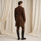 18th Century Brown Wool Frock Coat Colonial Revolutionary War Reenactment Coat