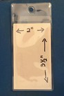 2 1 4  X 4 3 4  Clear Vinyl Hanging Tag Holder  pouch  - Pack Of 100