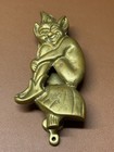 Vintage Brass Door Knocker Magic Imp Pixie Cornish Goblin Jealous Neighbors