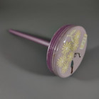 Wood Top Drop Spindle With Hand-dyed Wool Kit Flowers Gardening New