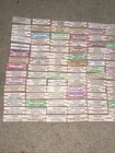 Large Lot Of 150 Original Jukebox 45 Record Title Strips  p71